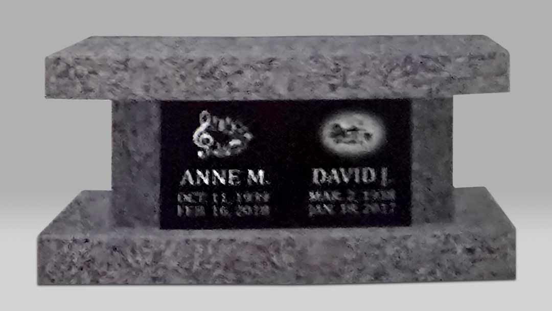 Panel Bench - Imperial Rose with Removable Black Door