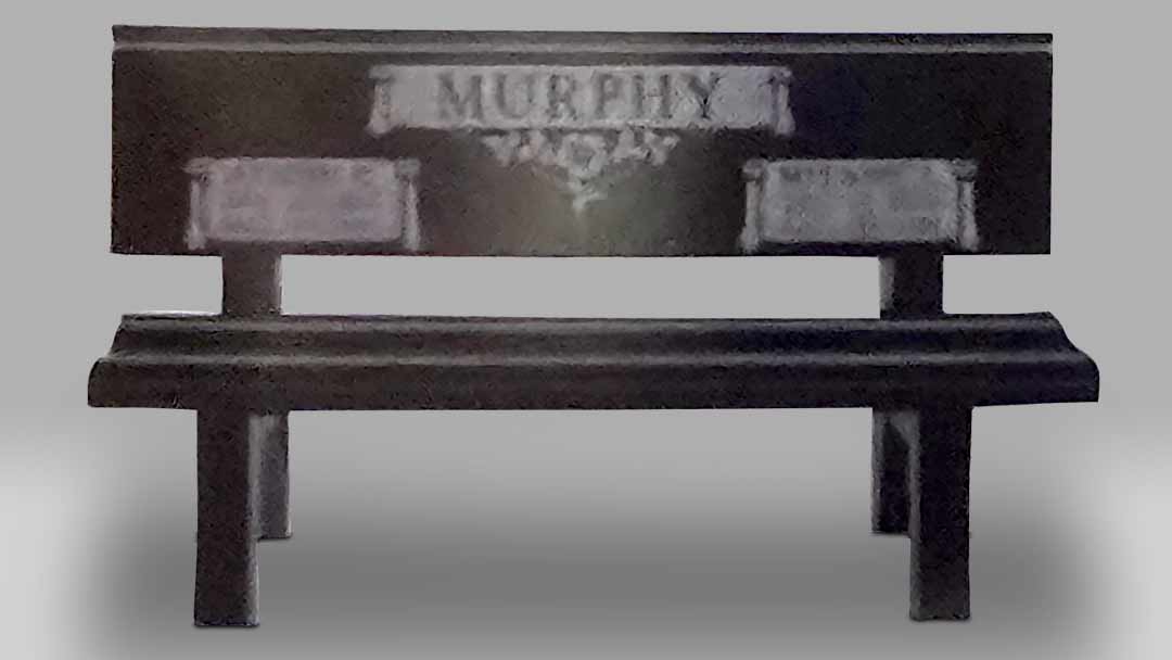 Park Bench - Jet Black